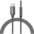 Аудиокабель AUX Type-C to 3,5mm Recci RH03 1 метр, черный