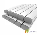 Ledcraft LC-LP0716M16-1x10Silver комплект из 10 шт серебро (1м профиль1м рассеиватель2 заглушки)