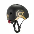 Шлем Scoot&Ride, детский для самокатов, беговелов, велосипедов, размер XXS (45-51 см), LED подсветка