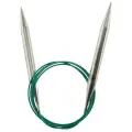 Спицы Knit Pro Mindful 36148, диаметр 10 мм, длина 120 см, общая длина 120 см, серебристый2 шт.