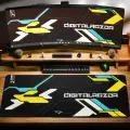 Игровой коврик для мыши DigitalRazor Branded Black Yellow 900x400x4mm, чёрный, жёлтый