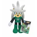 Мягкая игрушка DC x Sonic the Hedgehog Соник Сильвер Зелёный Фонарь Silver as Green Lantern Action Figure
