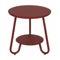 Столик журнальный Stian, d50 см, красный