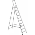 Стремянка алюминиевая АМ 710 Алюмет, максимальная нагрузка 150 кг.