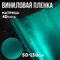 Виниловая самоклеющаяся пленка 4D сота матрица тиффани ,50х150 см