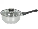 Ковш 1,4л из нержавеющей стали с крышкой ASTELL, 16см, надежный и практичный