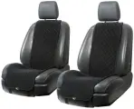 Трокот / Комлпект накидок на автомобильные сиденья / Передние / Комплект 2 шт / Узкие Черный
