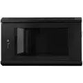 Телекоммуникационный шкаф настенный 19 дюймов 15U 600х450 черный: 19box-15U 60/45GB