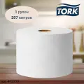 Туалетная бумага Tork SmartOne Advanced, в рулонах, система T8, 207 м, 2 сл, 1217 листов, белая, 1 рулон (арт: 472272)