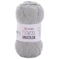 Пряжа для вязания YarnArt Flowers Unicolor 741 светло-серый 5 шт 50 гр/200 м 55% хлопок, 45% акрил