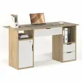 Письменный стол 007074Я (цвет: дуб сонома + белый)