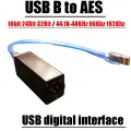 USB B до AES цифровой интерфейс