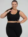 Топ спортивный для кормящих мам Opium, размер 75В, черный, Черный