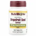 NutriBiotic, экстракт семян грейпфрута, 125 мг, 100 таблеток