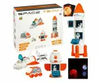Игровой набор 1TOY SPACE TEAM II, космический корабль с фигурками космонавтов, пластик, 15x24 см