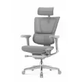 Кресло FALTO IOO ELITE (алюминий, наклон вперед, сетка, серый)