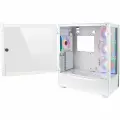 Корпус ПК Ginzzu GL770 FAN 12MW6 RGB*4 USB3.0 CRC10 Белый