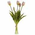 Цветы искусственные Букет Тюльпанов (Real Touch), 10х10х40 см KSM-817309