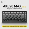 Магнитная ось AJAZZ AK820 MAX, серый градиент с боковой гравировкой, RGB, проводная клавиатура