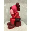 Фигурка KAWS Passing Through, коллекционная, винил, 28см, красная