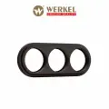 Рамка из дерева на 3 поста Werkel Legend W0035226 (RAMKA 03 WL15 M08) венге