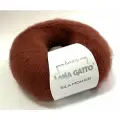Пряжа Silk Mohair Lana Gatto - 30141 красный терракот