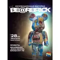 Игрушка Bearbrick 400% 28см Jean-Michel Basquiat #6, коллекционная, ABS пластик