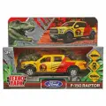 Машина металл FORD F150 RAPTOR динозавры 12 см, двер