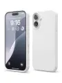 Elago силиконовый чехол для iPhone 16, Soft silicone (Liquid) White