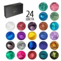 Набор пигментов для эпоксидной смолы 24 цвета, для мыла, для бомбочек для ванны, для гипса, пигменты для макияжа