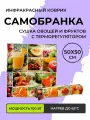 Электросушилка для овощей, фруктов, грибов Самобранка, 50*50 см, с терморегулятором