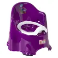Детский горшок Dunya Plastik Комфорт со съёмной чашей и крышкой, фиолетовый