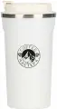 Термокружка Мастер К Original Coffee с откидной крышкой, объем 500 мл, сохраняет тепло 10 часов, нержавеющая сталь и пластик, белая