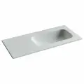 Раковина накладная Ceramicanova Grace, чаша справа, без отв под смеситель, 1010x457x137, белый, CN7015wx