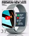 Умные часы WATCH 10 Mini, Смарт часы watch 10 Mini, premium smart watch, 41 мм с GPT, 2 ремешка, Серебристый