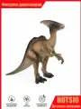 Фигурки динозавров большой, Паразауролофы 15 см, коричневый, Brown Parasaurolophus , фигурки животных, динозавры игрушки для мальчиков
