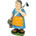 Фигурка садовая Park / Парк Бабка с тяпкой декоративная, из полистоуна, высота 65см / дом и сад