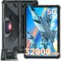 Защищённый планшет OUKITEL RT7 5G, аккумулятор 32000 мА·ч, водонепроницаемый планшет, быстрая зарядка 33 Вт, 12 ГБ ОЗУ / 512 ГБ
