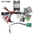 SKYFAME автомобильный 16-контактный жгут проводов адаптер Canbus Box декодер Android радио кабель питания для Honda Civic Hatchback, Cable Canbus