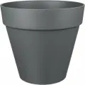 Idiland горшок для цветов tarragon d310, 14л со вставкой серый 692216107СЕР
