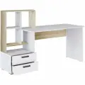 Стол компьютерный Микон СКМ-5 дуб сонома/белый