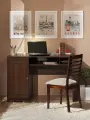 ARNIKA Стол письменный Sherlock 115 с тумбой, орех шоколадный, 119.9х59х76.5 см