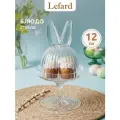 Блюдо на ножке Lefard RABBIT FAMILY, с крышкой, 12*12*23,5 см, стеклянное, Пасхальное