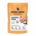 BOWL WOW влажный корм для взрослых кошек с чувствительным пищеварением, с цыпленком и овощами в соусе, в паучах - 85 г x 12 шт.