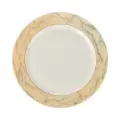 Блюдо круглое Сахара, стекло, диаметр 31см, бежев, песочн.