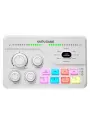 Микшерный пульт / Звуковая карта Fifine mixer SC8 (White) со звуковыми эффектами и RGB-подсветкой