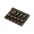 Бридж для 5-струнной бас-гитары HIPSHOT KickAss Bass Bridge 5K502B, Style 2, черный