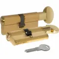 Цилиндровый механизм Kale kilit (Кале килит) с вертушкой 164 SM/80 (35+10+35) mm латунь