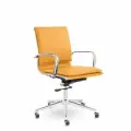 Офисное кресло UTFC СН-301 кайман комфорт Н хром СР S-0432 Оранжевое