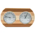Термогигрометр для бани и сауны, контрастная древесина, от 0°С до +120°С